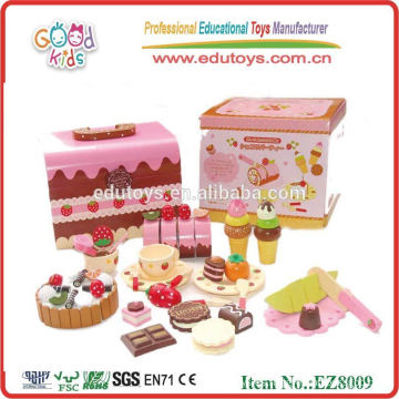 Set de chocolate juguetes educativos de madera